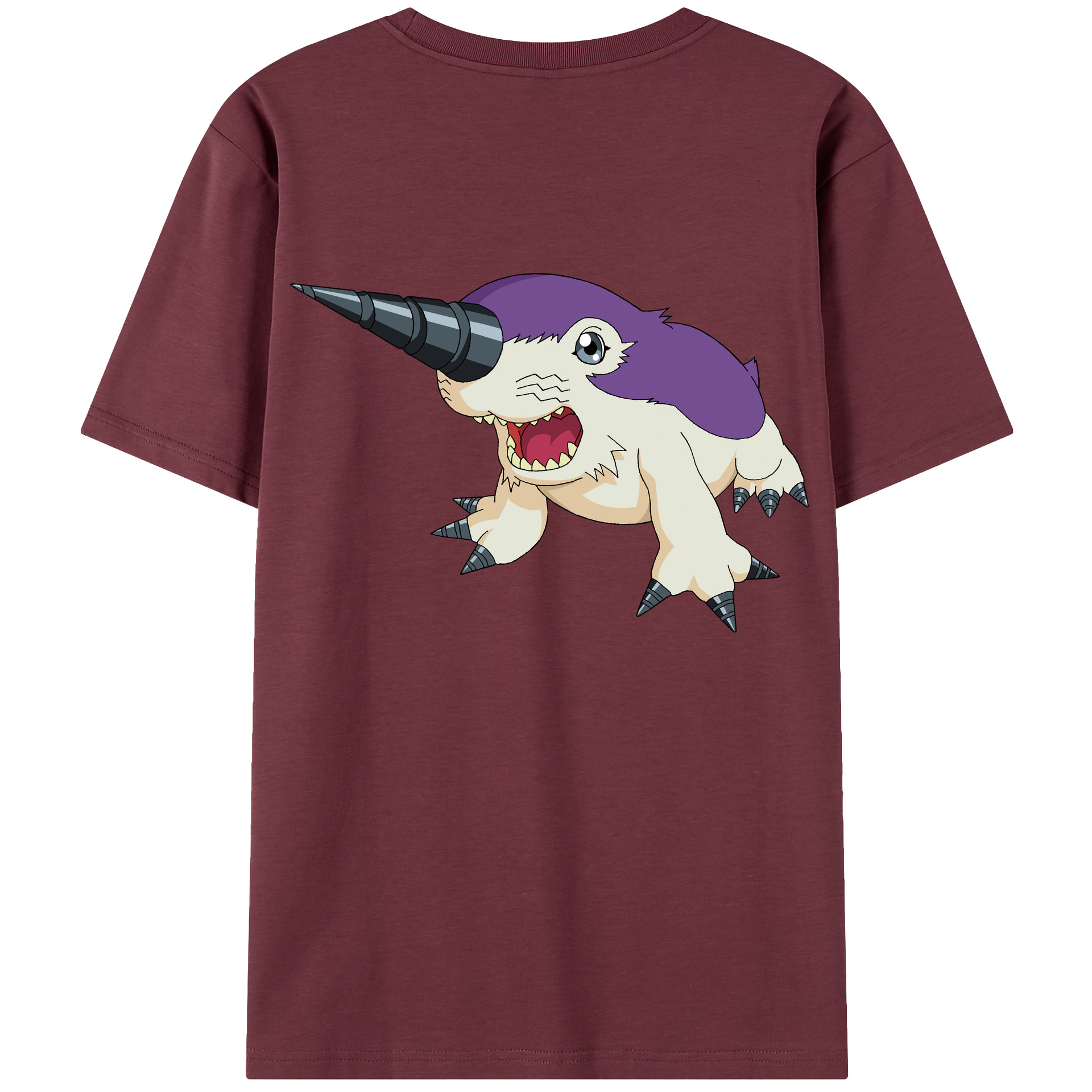 （画像用） Digimon デジタルモンスター/デジモン 綿100％半袖Tシャツ（背面プリント）